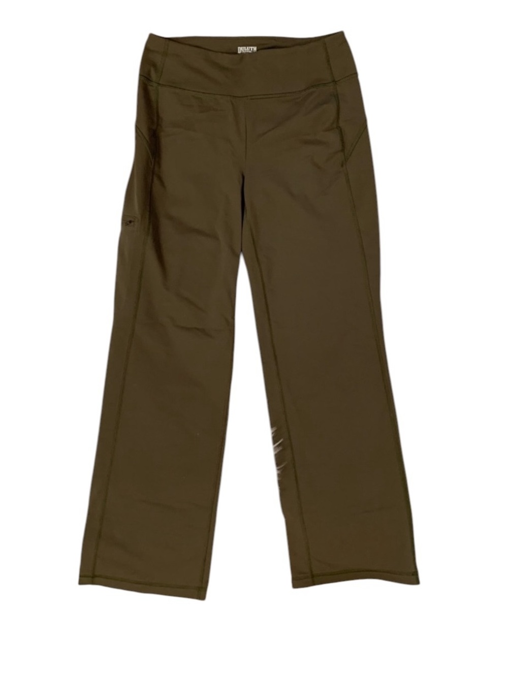 Duluth Trading co Women's NoGA Classic Relaxed Leg Pants Olive size XL